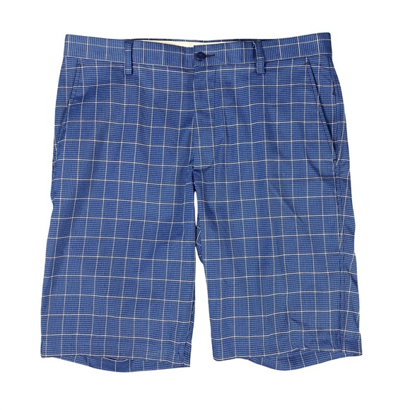 FootJoy Other - FootJoy Mens Golf Shorts Plaid Performance Stretch 36 Blue Athletic Summer Wear